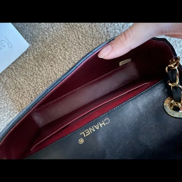 Chanel Vintage Lambskin Crystal Flap - Picture 9 of 12